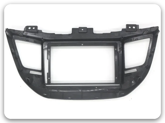 Silver 9-inch fit frame, supplier photo, for the 2016 Hyundai Tucson