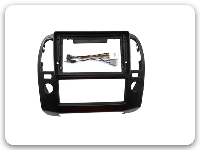 Black 9-inch fit frame, supplier photo, for the 2006–2012 Nissan Navara D40