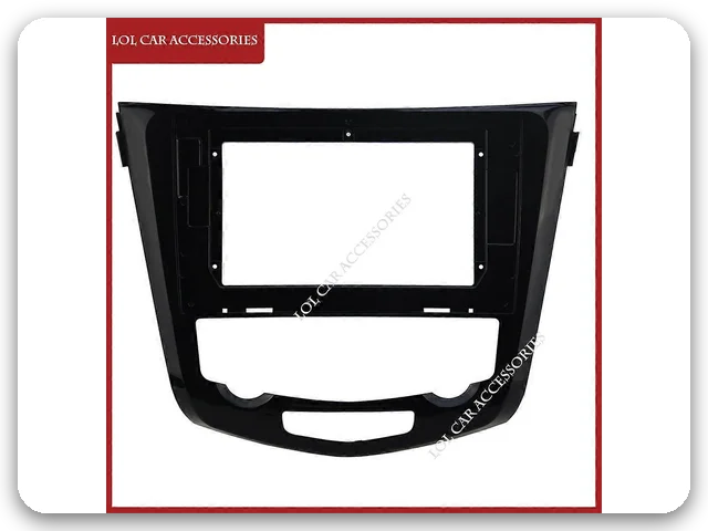 Black 10-inch fit frame, supplier photo, for the 2015–2019 Nissan X-Trail