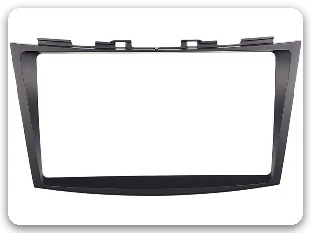 Black 9-inch fit frame, supplier photo, for the 2011–2017 Suzuki Swift