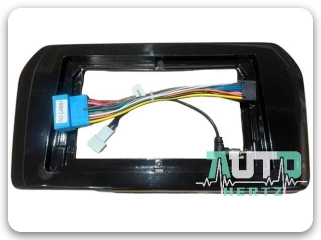 Black 9-inch fit frame, supplier photo, for the 2024 Suzuki Swift