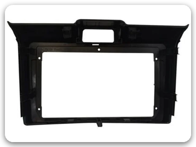 Black 9-inch fit frame, supplier photo, for the 2015 Toyota Corolla Axio