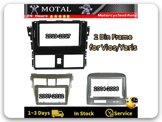 10-inch fit frame, supplier photo, for the 2021 Toyota Yaris Cross