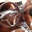 Dashboard of a 2016 Hyundai Accent, where the 9" fit frame goes
