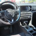 Dashboard of a 2015 Kia Sportage, where the 9" fit frame goes