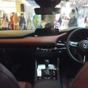 Dashboard of a 2016 Mazda Mazda 3, where the 9" fit frame goes