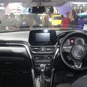 Dashboard of a 2017 Suzuki Grand Vitara, where the 9" fit frame goes