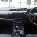 Dashboard of a 2017 Toyota Hilux, where the 10" fit frame goes