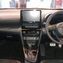 Dashboard of a 2019 Toyota Yaris Cross, where the 10" fit frame goes