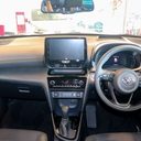 Dashboard of a 2021 Toyota Yaris Cross, where the 10" fit frame goes