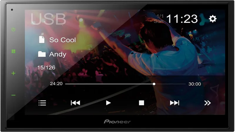 Pioneer DMH-342EX double-din car radio