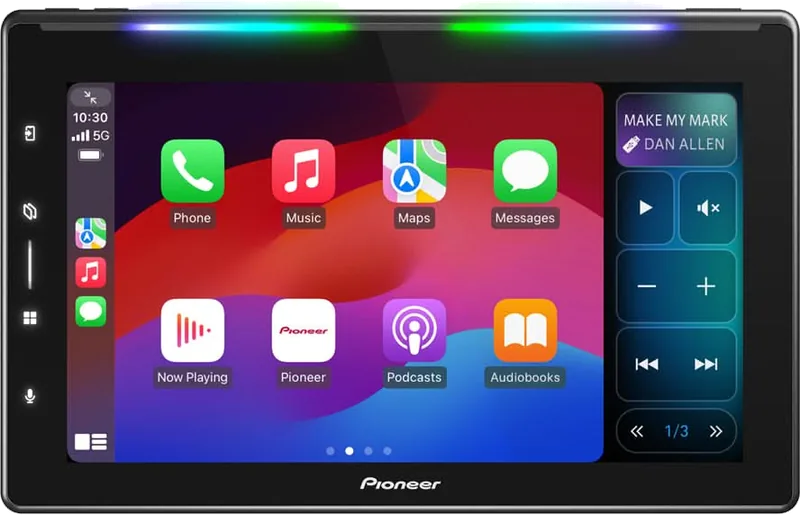 Pioneer DMH-WT6000NEX floating 1-din car radio