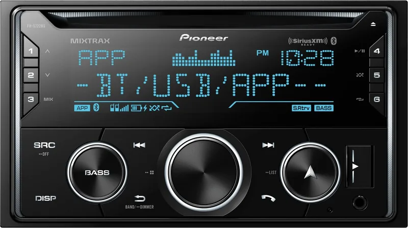 Pioneer FH-S722BS double-din cd car radio