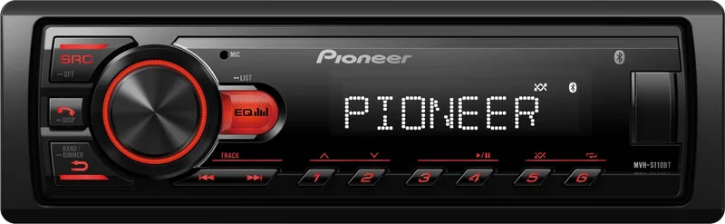 Pioneer MVH-S110BT single-din car radio