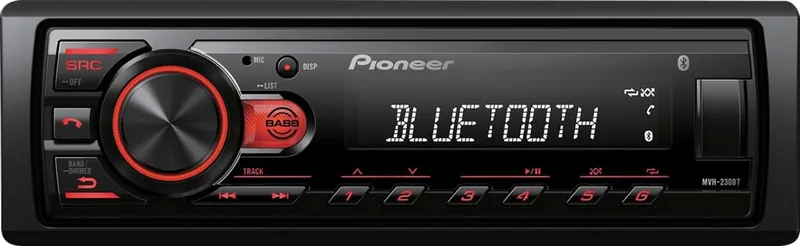 Pioneer MVH-S230BT single-din car radio